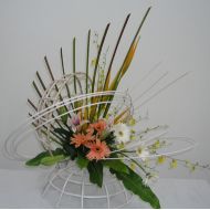 酒店插花,展翅欲飞
